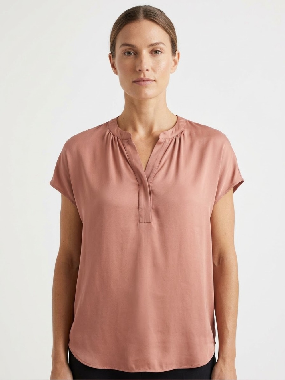Quince 100% Silk Blouse size Medium
